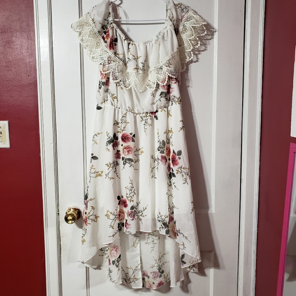 Nwot Hi-low floral dress!